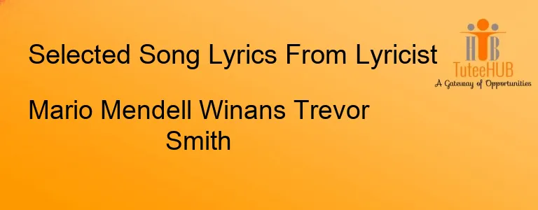 Mario Mendell Winans Trevor Smith