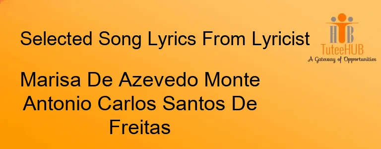 Marisa De Azevedo Monte Antonio Carlos Santos De Freitas