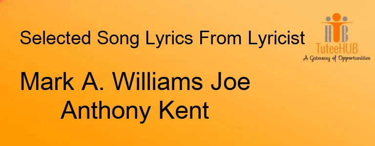 Mark A. Williams Joe Anthony Kent