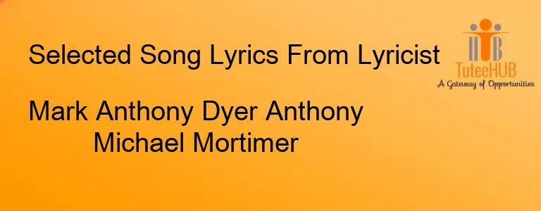 Mark Anthony Dyer Anthony Michael Mortimer