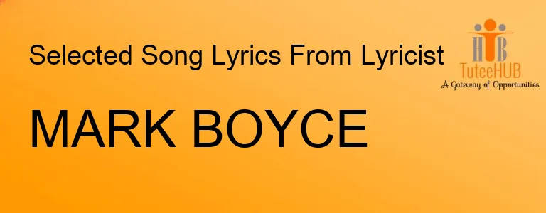 MARK BOYCE
