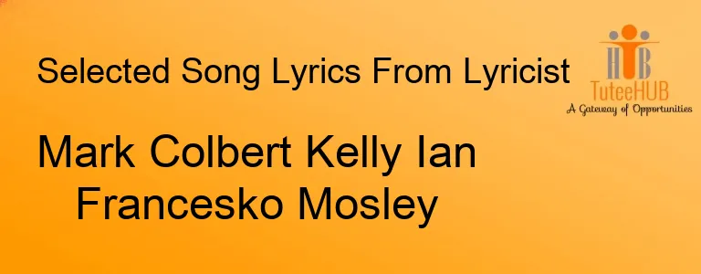 Mark Colbert Kelly Ian Francesko Mosley