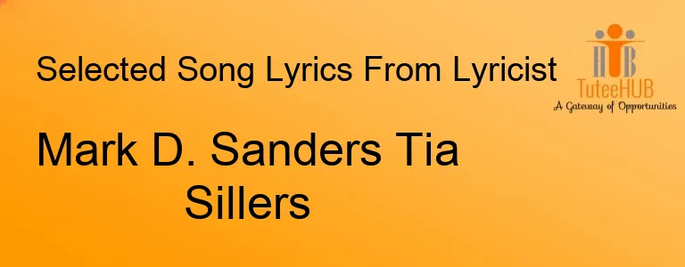 Mark D. Sanders Tia Sillers
