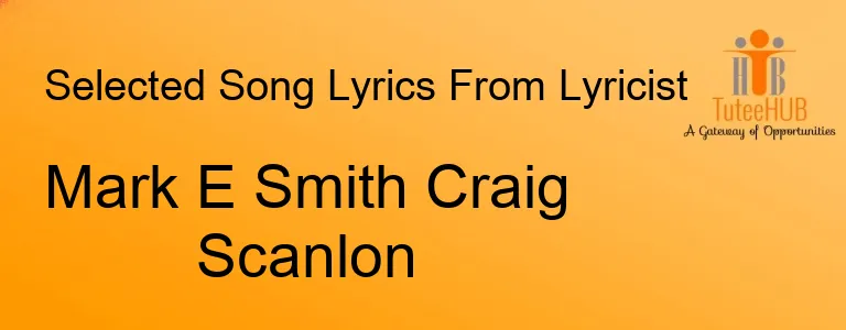 Mark E Smith Craig Scanlon