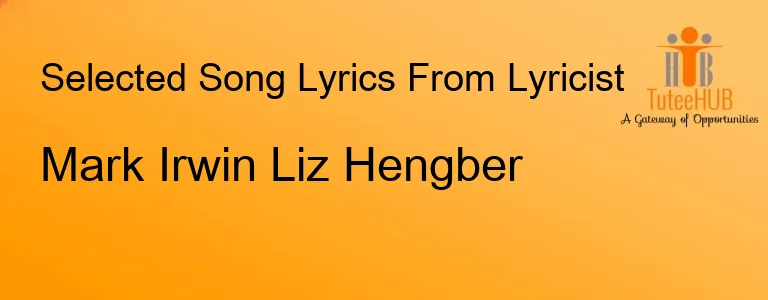 Mark Irwin Liz Hengber