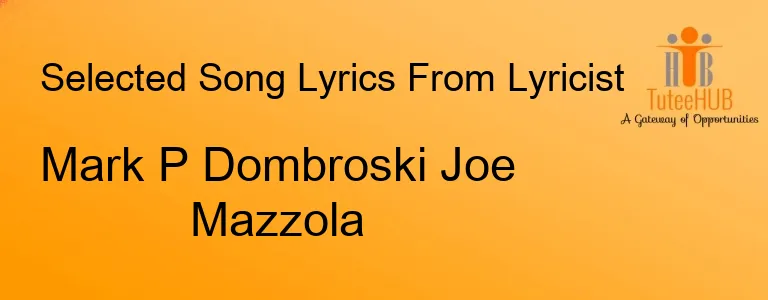 Mark P Dombroski Joe Mazzola