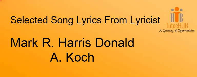 Mark R. Harris Donald A. Koch