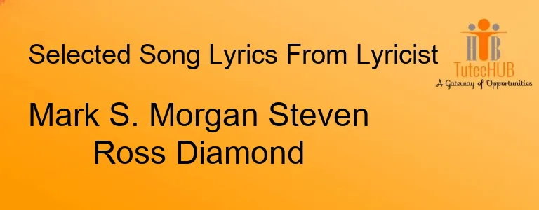 Mark S. Morgan Steven Ross Diamond