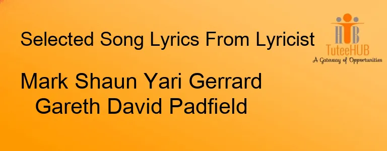 Mark Shaun Yari Gerrard Gareth David Padfield