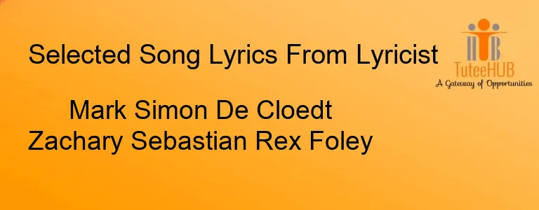 Mark Simon De Cloedt Zachary Sebastian Rex Foley