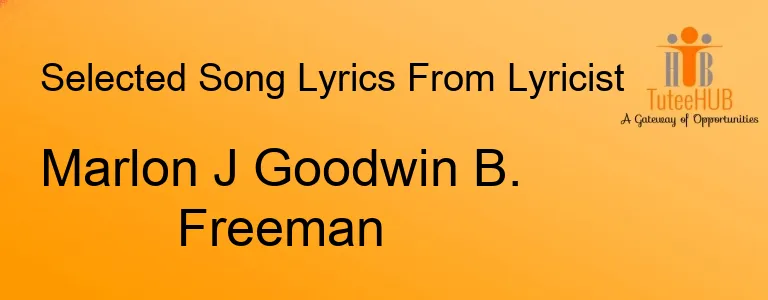 Marlon J Goodwin B. Freeman