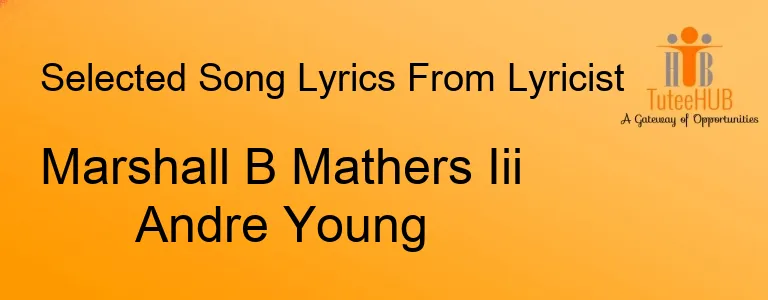 Marshall B Mathers Iii Andre Young