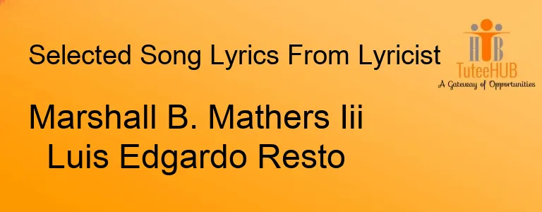 Marshall B. Mathers Iii Luis Edgardo Resto