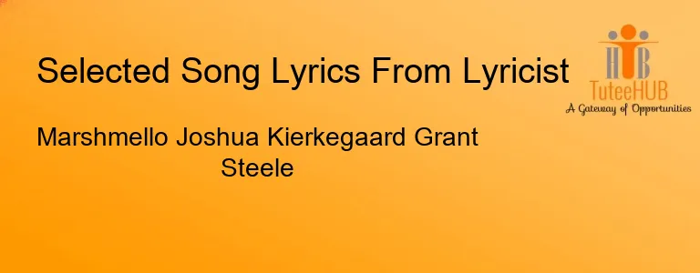 Marshmello Joshua Kierkegaard Grant Steele