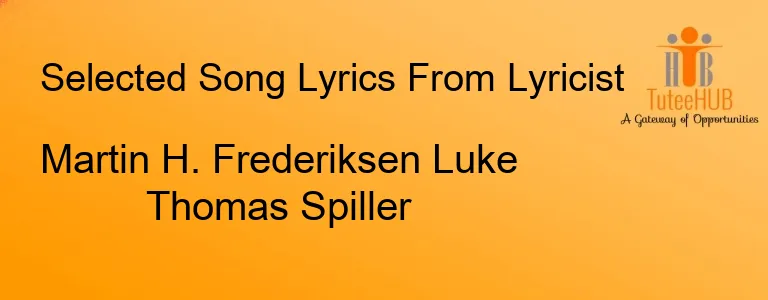 Martin H. Frederiksen Luke Thomas Spiller