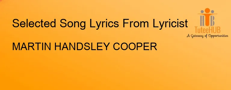 Martin Handsley Cooper