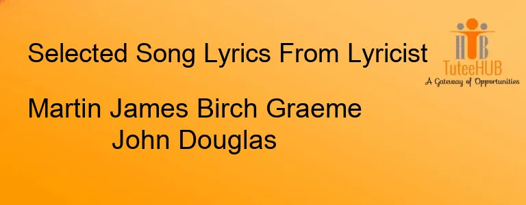 Martin James Birch Graeme John Douglas