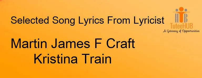 Martin James F Craft Kristina Train