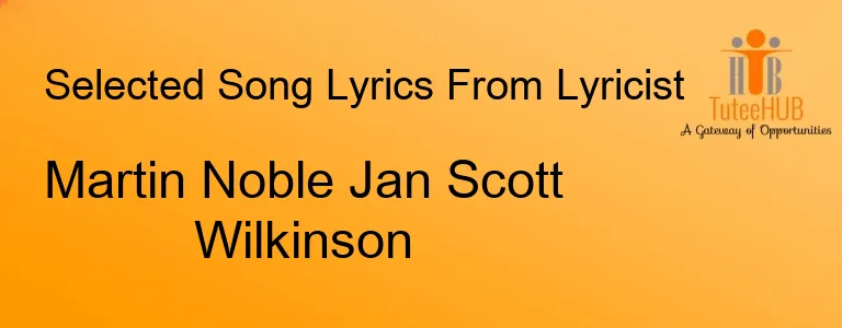 Martin Noble Jan Scott Wilkinson