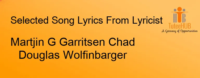 Martjin G Garritsen Chad Douglas Wolfinbarger