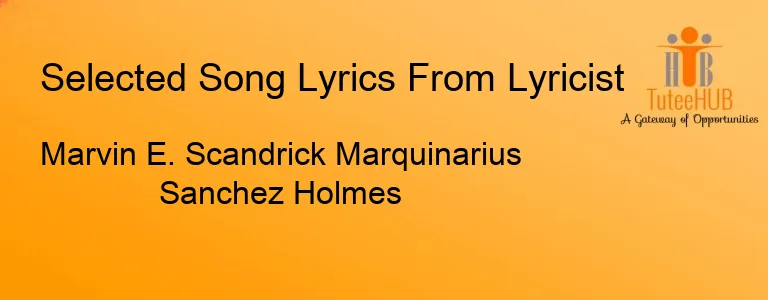 Marvin E. Scandrick Marquinarius Sanchez Holmes