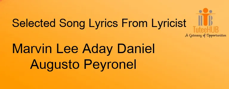 Marvin Lee Aday Daniel Augusto Peyronel