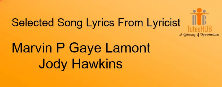 Marvin P Gaye Lamont Jody Hawkins