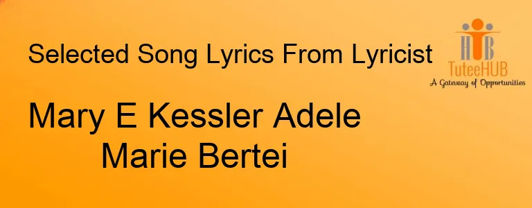 Mary E Kessler Adele Marie Bertei