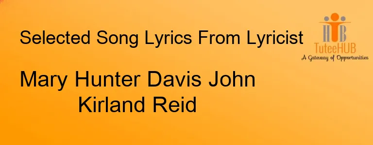 Mary Hunter Davis John Kirland Reid