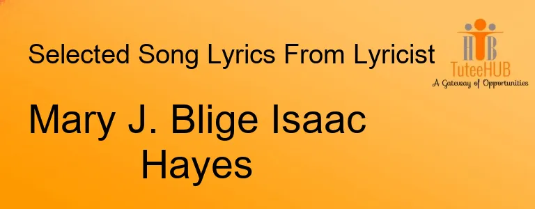 Mary J. Blige Isaac Hayes