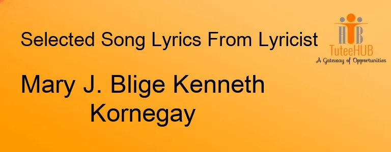 Mary J. Blige Kenneth Kornegay