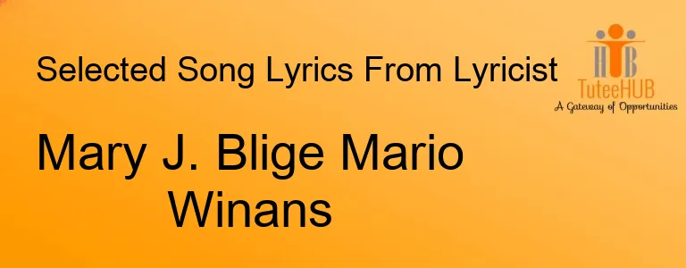 Mary J. Blige Mario Winans