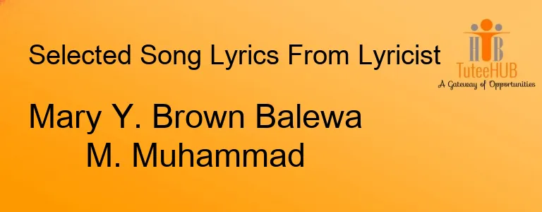 Mary Y. Brown Balewa M. Muhammad