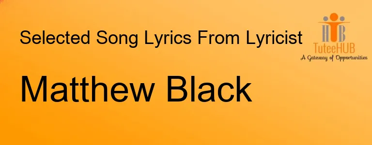 MATTHEW BLACK