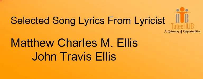 Matthew Charles M. Ellis John Travis Ellis