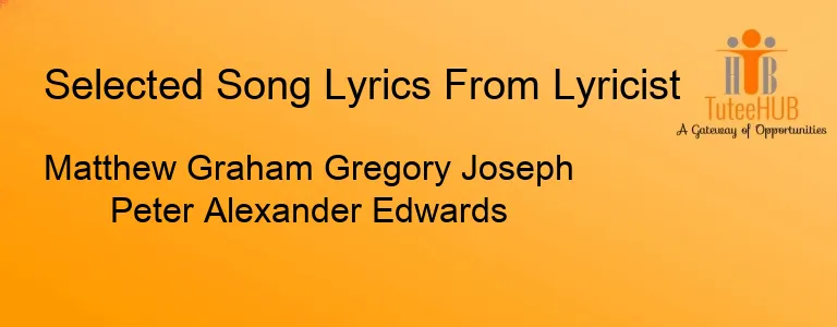 Matthew Graham Gregory Joseph Peter Alexander Edwards