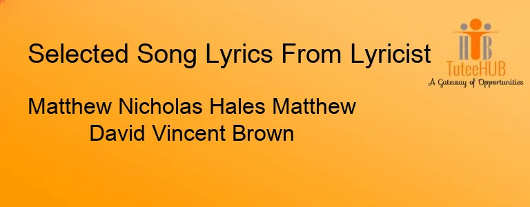 Matthew Nicholas Hales Matthew David Vincent Brown
