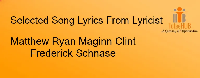 Matthew Ryan Maginn Clint Frederick Schnase