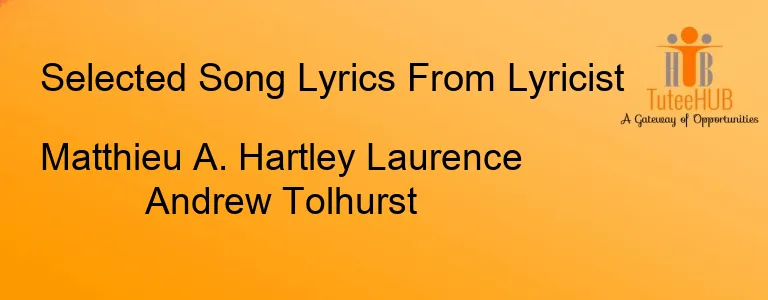 Matthieu A. Hartley Laurence Andrew Tolhurst