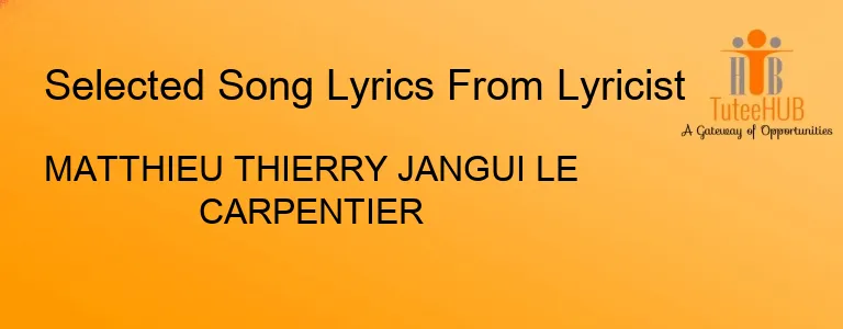 Matthieu Thierry Jangui Le Carpentier