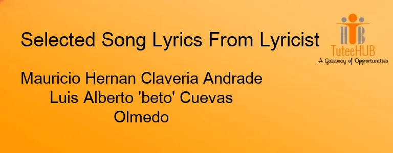 Mauricio Hernan Claveria Andrade Luis Alberto 'beto' Cuevas Olmedo