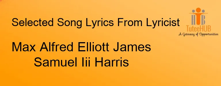 Max Alfred Elliott James Samuel Iii Harris