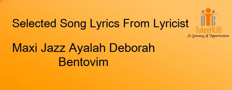 Maxi Jazz Ayalah Deborah Bentovim