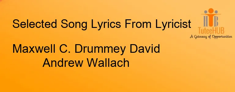 Maxwell C. Drummey David Andrew Wallach