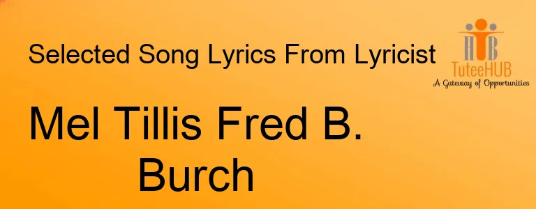 Mel Tillis Fred B. Burch