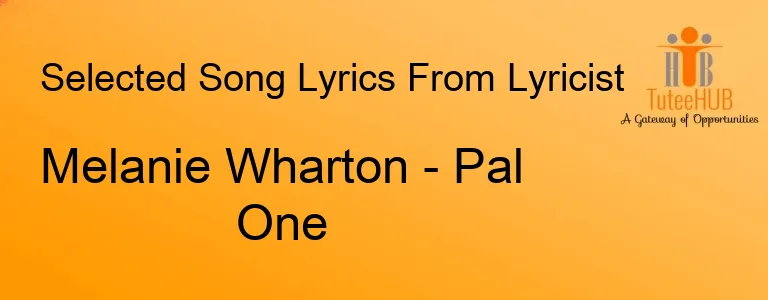 Melanie Wharton - Pal One
