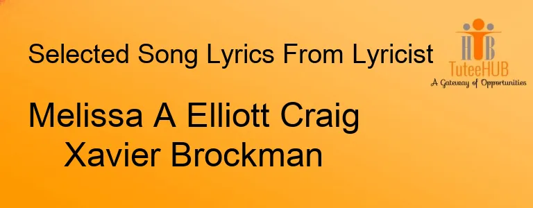 Melissa A Elliott Craig Xavier Brockman