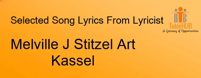 Melville J Stitzel Art Kassel