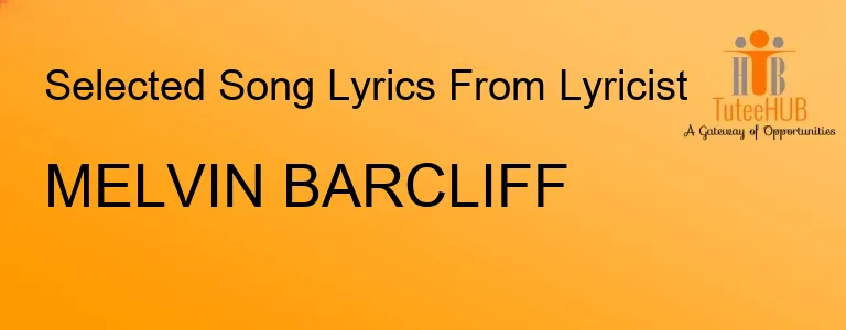 MELVIN BARCLIFF