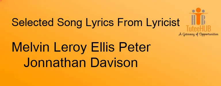 Melvin Leroy Ellis Peter Jonnathan Davison